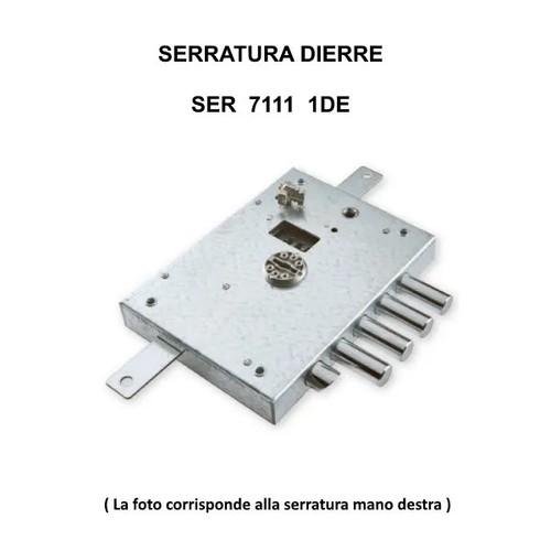 Serratura dierre 7111 entrata - serratura,