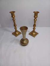 Trio Of Vintage Brass - Pair