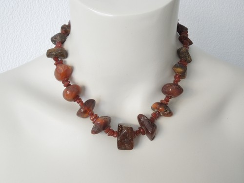 Collana catena ambra - collana,