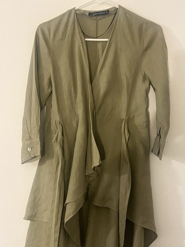 Abito midi zara - donna, verde