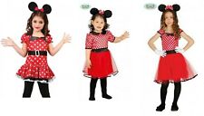 CARNEVALE HALLOWEEN VESTITO COSTUME MINNIE PRIMA INFANZIA NEONATA TODDLER GUIRCA