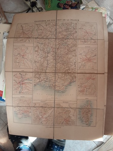 Vintage carta geografica - vintage,