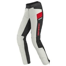 PANTALONI PANTS DONNA MOTO LADY IN TESSUTO SPIDI VOYAGER GHIACCIO ROSSO TAGLIA M