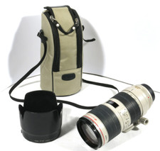 PRL) CANON ZOOM LENS EF 70-200mm 1:2.8 L IS II USM OBIETTIVO 2,8 CUSTODIA CASE