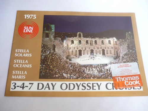 Sun line odyssey cruises - odyssey, 1975