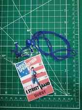 RIPRODUZIONE, NO original pass!  bruce springsteen e street milano san siro 1985