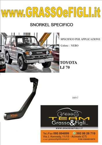 Kit snorkel aspirazione aria - kit,