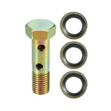Doble Perno Banjo Kit, M8X1.0