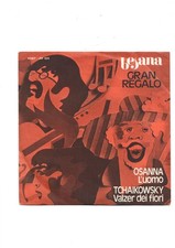 OSANNA -RARO DISCO 45 GIRI " L'UOMO "  DISCO PROMO PANETTONI BESANA OTTIMO STATO