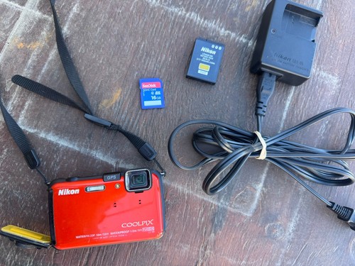 Nikon coolpix aw100 16mp - aw100,