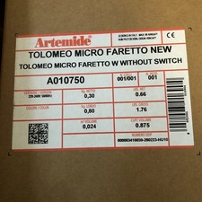artemide Tolomeo Micro Faretto
