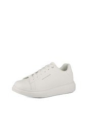 Sneakers stringate uomo bianco