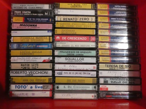 200 musicassette cantautori - musicassette,