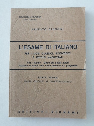 Ernesto bignami esame di - ernesto,