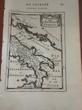 1683 CARTA GEOGRAFICA MALLET