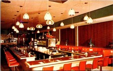 Cartolina francobolli Dr Jim famosi in tutto il mondo Wolfies paninoteca panetteria Fort Lauderdale