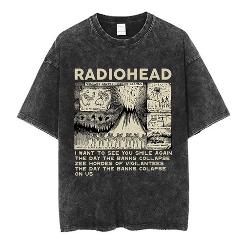 Shirt radiohead vintage - radiohead,