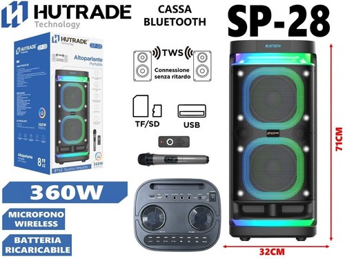 Cassa amplificata 360w - cassa,