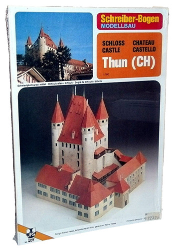 Cartone modellismo castello - +,