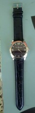 QUARTZ WATCH SIGNED BY RENATO BALESTRA - METAL BODY - ECOLEATHER WATCHSTRAP