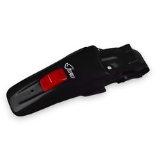 Parafango posteriore nero con