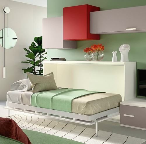 Mobile con letto singolo - con,