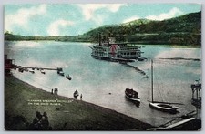 Cartolina d'epoca in lino