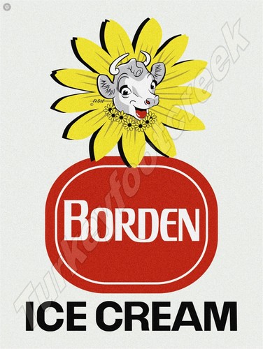 Insegna metallo borden - insegna,