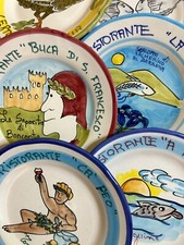 PIATTI BUON RICORDO  1990 -1999  SPEDIZIONE GRATIS CERAMICA ATRISTICA COLLEZIONE