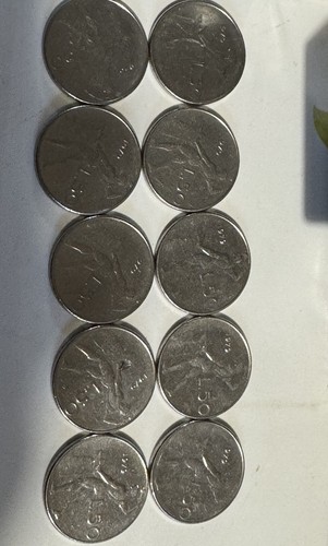 Monete lire tutte uguali - 50,