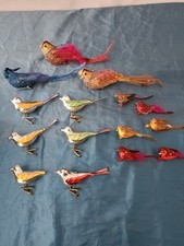 DECORAZIONE Albero Di Natale Vintage UCCELLI