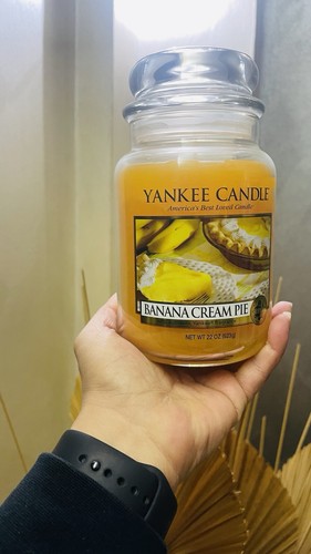 Yankee candle banana cream - yankee, pie