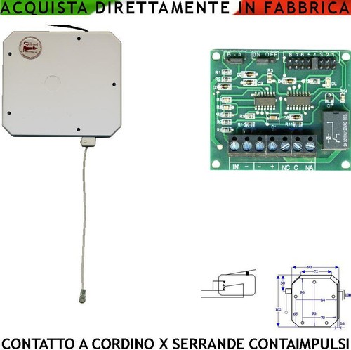 Sensore antifurto tapparella - sensore,