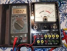 Sre Scuola Radio Elettra Tester Nero Volt mA Ohm Testato OK 2023