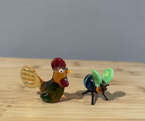 Animali miniature vetro - vetro, di
