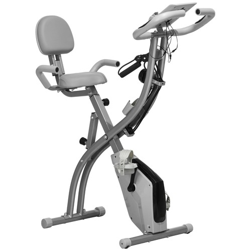 Homcom cyclette pieghevole - cyclette, 2