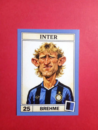Figurina caricatura calciatori - figurina,