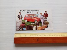 Fiat 500 Giardiniera depliant originale italiano anni 60