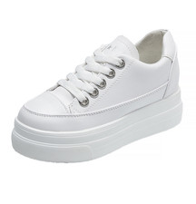 Sneakers donna bianche tacco
