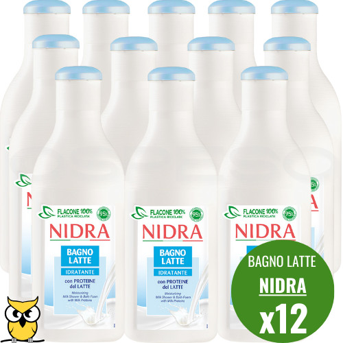 Nidra bagno schiuma bagnolatte - schiuma,
