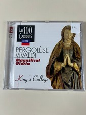 Pergolesi, Vivaldi, King's College – Magnificat Gloria/ CD