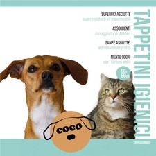 500 TRAVERSE ASSORBENTI PER CANI 60x60cm CUCCIOLI POLIMERI PANNOLINI CANE