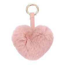 5.9" Heart Plush Keychain