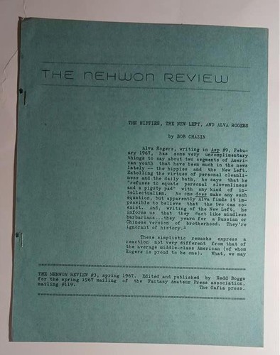The nehwon review fanzine - review, sf