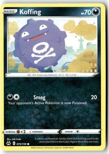 Koffing 075 159 - 075/159, crown