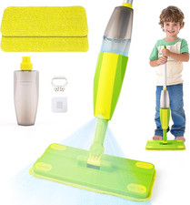 Scopa a Spruzzo Giocattolo per Bambini - Set Pulizia Bambini Montessori Con 2 Pa