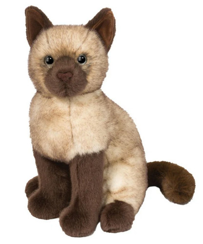 Peluche chai gatto siamese - peluche,