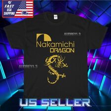 NUOVA CAMICIA NAKAMICHI DRAGON AUDIO LOGO T-SHIRT DIVERTENTE AMERICANA USA TAGLIA S-5XL