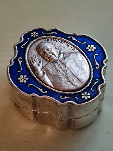 Portarosario cofanetto papa - portarosario,