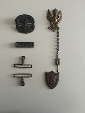 Fregi Militari per Cintura Divisa Ufficiale Italiano Della 2a Guerra Mondiale